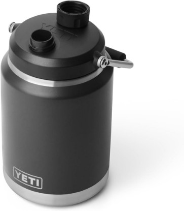 Picture of YETI Rambler Half Gallon Jug 2.0, Vacuum Insulated, Leakproof, Stainless Steel with MagCap, Black