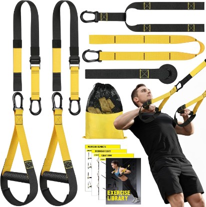 Picture of Home Resistance Training Kit, Bodyweight Resistance Bands with Handles, Door Anchor, Resistance Trainer Fitness Straps for Full-Body Workout, Heavy Duty Exercise Bands for Home Gym Workout Equipment