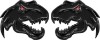 Picture of A Pair Dinosaur Emblem Badge Fits RAM TRX 1500 (Black Redeye)