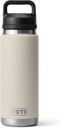 Picture of YETI Rambler 26 oz Bottle, Leakproof, Vacuum Insulated, Stainless Steel with Chug Cap, Cape Taupe