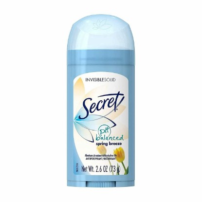 Picture of Secret Deodorant Spring Breeze Solid 2.6 Ounce (Pack of 3)