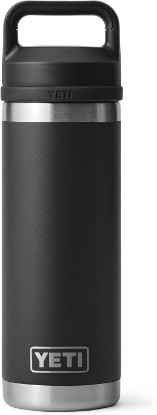 Picture of YETI Rambler 18 oz Bottle, Vacuum Insulated, Stainless Steel with Chug Cap, Black