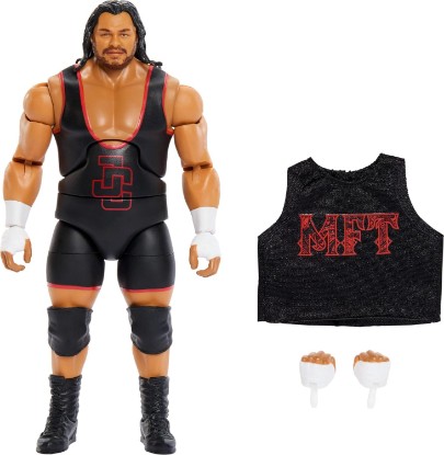 Picture of Mattel WWE Elite JC Mateo Action Figure & Accessories, Series #127 | WWE Action Figure, 6-inch Collectible Superstar with 25 Articulation Points & Swappable Hands​​​