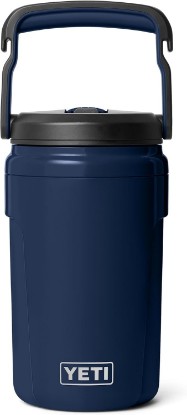Picture of YETI Silo 40 oz Insulated Magslider Straw Cap Water Jug – Leakproof, Lightweight Sports Bottle with Fence Hook Handle – Keeps Drinks Ice-Cold – Ideal for Gym, Sports & Tournaments, Navy