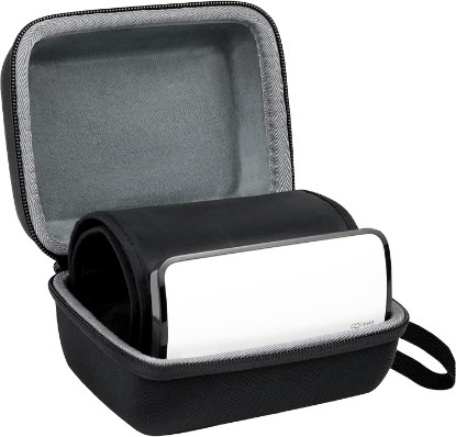 Picture of co2CREA Hard Travel Case for OMRON Evolv BP7000 Monitor, Black | HEM-7600T-BK, BP7000 Evolv Monitor Compatibility, Upper Arm Device Portable Storage, Soft Anti-Static Lining ClimatePartner certified