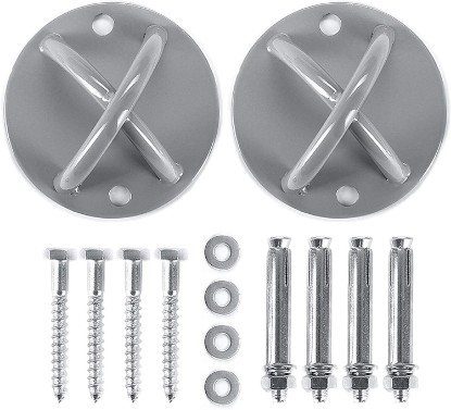 Picture of 2 Pack Wall Mount Bracket for Suspension Straps, Ceiling Anchor Mount for Rings, Body Weight Strength Training Systems, Yoga Swings, Boxing Equipment