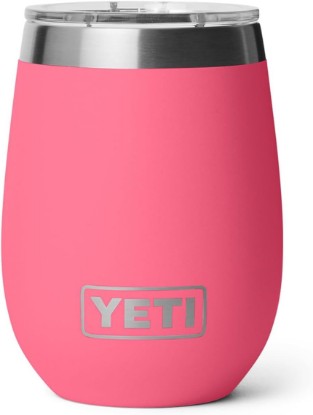 Picture of YETI Rambler 10 oz Wine Ceramic Lined Tumbler, Tropical Pink
