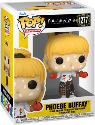 Picture of Funko POP! TV: Friends - Phoebe Buffay (Chicken Pox) (1 in 6 Chase Chance) | Official Merch - Collectable Vinyl Figurine for Shelf Display - Birthday Gift Idea for Fans and Collectors