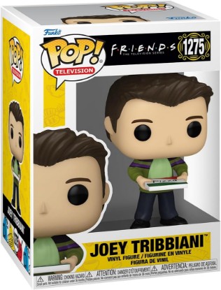 Picture of Funko POP! TV: Friends - Joey Tribbiani with Pizza | Official Merch - Collectable Vinyl Figurine for Shelf Display - Birthday Gift Idea for Fans and Collectors