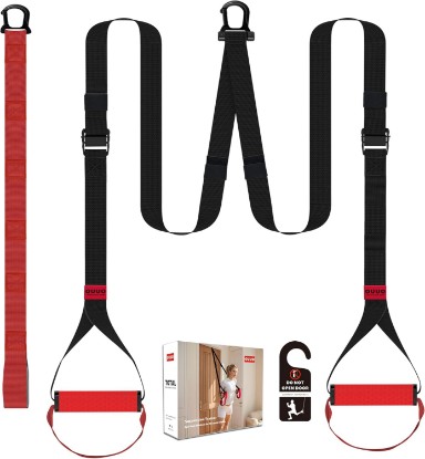 Picture of Suspension Straps, Built-in Door Anchor, 1-Second Setup | For home, outdoor, bodyweight workout, portable fitness straps