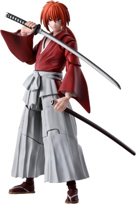 Picture of TAMASHII NATIONS - Rurouni Kenshin: Meiji Swordsman Romantic Story - Kenshin Himura, Bandai Spirits S.H.Figuarts Action Figure | Rurouni Kenshin Meiji Swordsman Romantic Story 6 Inch Action Figure S.H. Figuarts - Kenshin Himura