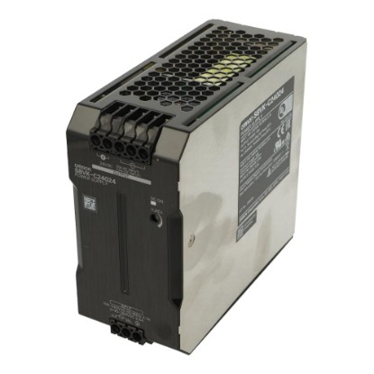 Picture of Omron S8VK-C24024 10 AMP Output Current, 240 WATT, 50/60 HZ, 89% Efficiency, DIN Rail Mount, Input: 100-240 VAC/90-350 VDC, Output: 24 VDC, Power Supply, Screw Terminal, Single Phase