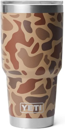 Picture of YETI Rambler 30 oz Tumbler, Stainless Steel, Vacuum Insulated with MagSlider Lid, Wetlands Camo