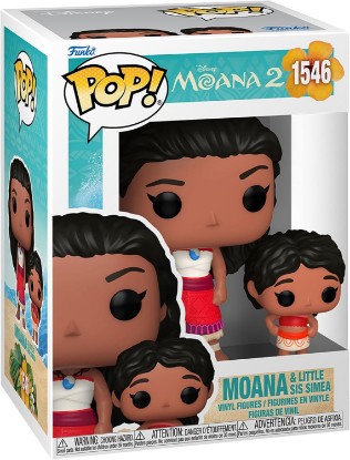 Picture of Funko POP! & Buddy: Disney Moana 2 - Moana & Simea | Official Cartoon/Animation Merch - Collectable Vinyl Figurine for Shelf Display - Birthday Gift Idea for Fans and Collectors