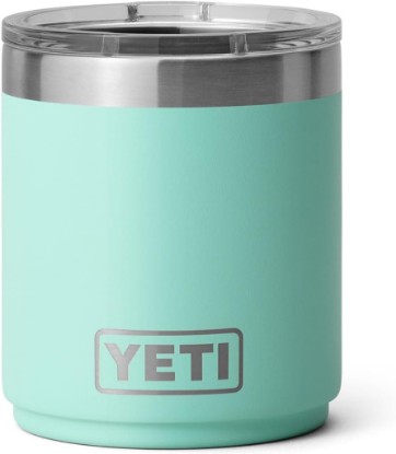 Picture of YETI Rambler 10 oz Ceramic Lined Lowball 2.0, Vacuum Insulated with MagSlider Lid, Seafoam