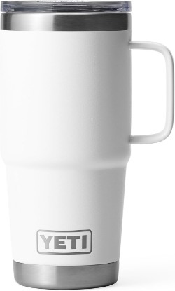 Picture of YETI Rambler 20 oz Travel Mug, Stainless Steel, Vacuum Insulated with Stronghold Lid