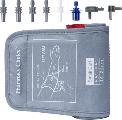 Picture of Small Blood Pressure Cuff for Kids, Slim Arm, Compatible with Most Monitors, ARM Blood Pressure Replacement Cuff with 8 Connectors (5.5"-9.5")