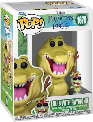 Picture of Funko Pop! & Buddy: The Princess and the Frog - Louis with Raymond - Collectable Vinyl Figure - Gift Idea - Official Merchandise - Toys for Kids & Adults - Princesses Fans