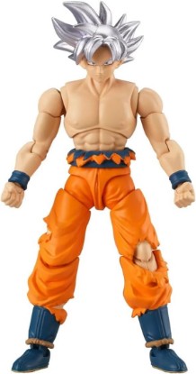 Picture of Bandai Namco - Dragon Ball Super - Goku Ultra Instinct, Dragon Ball Evolve 5" Action Figure | Dragonball Super 5 Inch Action Figure Evolve - Goku Ultra Instinct (Silver Hair)