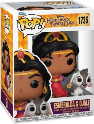 Picture of Funko POP! & Buddy: Disney Hunchback of Notre Dame - Esmeralda and Djali | Official Merch - Collectable Vinyl Figurine for Shelf Display - Birthday Gift Idea for Fans and Collectors