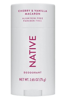 Picture of Native Deodorant Cherry & Vanilla Macaron Paraben Aluminum Free 2.65 oz