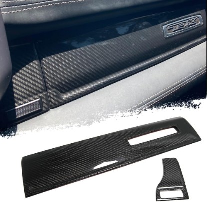 Picture of Dashboard Passenger Panel for RAM 1500 TRX Rebel Laramie 2019+ | Dry Carbon Fiber Glove Storage Box Cover for 1500 TRX Big Horn Sport