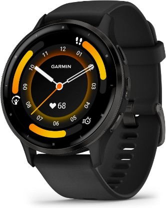 Picture of Garmin Venu® 3, Premium Fitness Smartwatch, 45mm, Black | Body Battery™ Energy Monitoring, Sleep Coach, Built-In Sports Apps, Built-In Speaker & Mic, Workout Benefit & Recovery Time