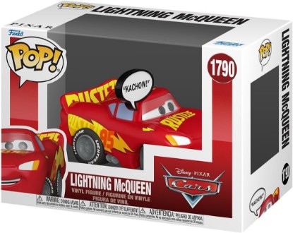 Picture of Funko POP! Sayings: Disney Pixar Cars - Lightning McQueen | Official Merch - Collectable Vinyl Figurine for Shelf Display - Birthday Gift Idea for Fans and Collectors