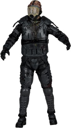 Picture of McFarlane Toys The Walking Dead Gas Mask Zombie 5in Action Figure | The Walking Dead 5 Inch Action Figure Wave 2 - Gas Mask Zombie