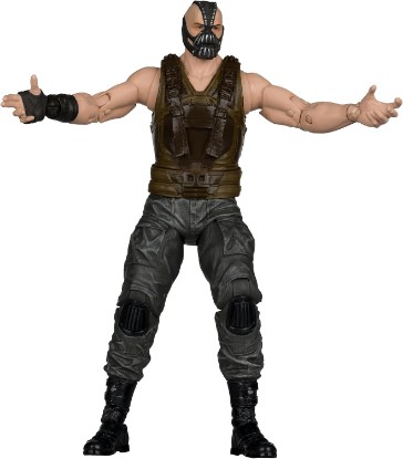 Picture of McFarlane Toys DC Multiverse Bane (The Dark Knight Rises) 7in Action Figure (Deluxe Theatrical Edition) | 7 Deluxe Theatrical Figure, Up to 22 Points of Articulation, Includes 4 Extra Hands, Art Card, Base, Mini Poster and Clips
