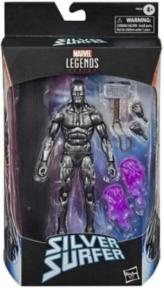 Picture of Marvel Legends Hasbro Series Avengers 15-cm Collectible Action Figure Toy Silver Surfer with 6 Accessories