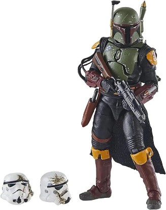 Picture of STAR WARS The Vintage Collection Boba Fett (Tatooine) Deluxe Action Figure, 3.75-Inch-Scale The Book of Boba Fett Toy for Kids | Star Wars The Vintage Collection 3.75 Inch Action Figure Deluxe - Boba Fett Tatooine