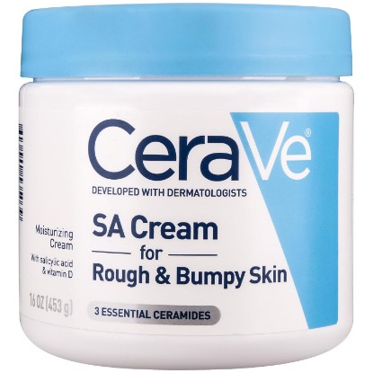 Picture of CeraVe SA Moisturizing Cream, Exfoliates and Softens Rough Skin, 16oz | Smooths Rough Skin with Salicylic Acid, Lactic Acid, Hyaluronic Acid, Niacinamide Fragrance-Free & Allergy Tested