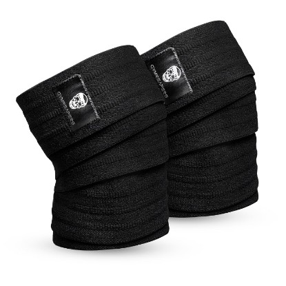 Picture of Gymreapers Knee Wraps for Weightlifting & Powerlifting – 2M Heavy Duty Compression for Squats, Strength Training, Knee Support & Protection for Men & Women
