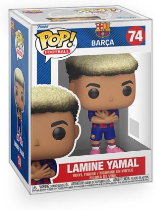 Picture of Epic Collectibles Pop Football: Barcelona - Lamine Yamal Vinyl Figure | Soccer Bundled with Box Protector Compatible for Funko