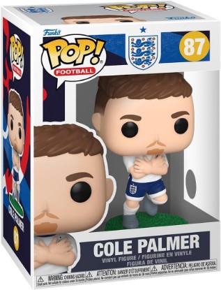 Picture of Funko POP! Football: England - Cole Palmer - World Cup 2026 | Official Merch - Collectable Vinyl Figurine for Shelf Display - Birthday Gift Idea for Fans and Collectors