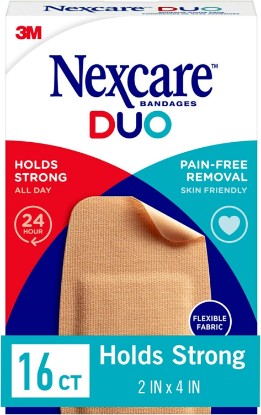 Picture of Nexcare Duo Bandages DSA-16-CA, Knee and Elbow, 16ct