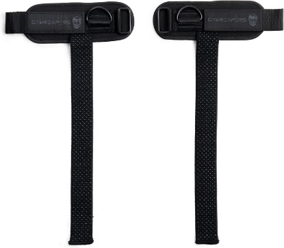 Picture of Gymreapers GripLink Lifting Straps – Heavy Duty D-Ring Weight Lifting Wrist Straps with Anti-Slip Silicone Grip Beads, Adjustable Support for Deadlifts, Powerlifting, Cable Machines & Gym Training