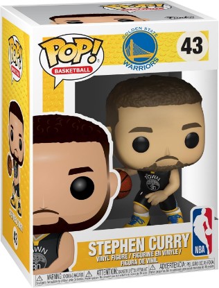 Picture of Funko POP! NBA: Stephen Curry | Official Sports Merch - Collectable Vinyl Figurine for Shelf Display - Birthday Gift Idea for Fans and Collectors