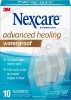 Picture of Nexcare Advanced Healing Waterproof Bandages, Assorted Sizes, 10 Count