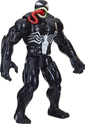 Picture of Marvel Titan Hero Series Deluxe Venom Toy 12-Inch-Scale Collectible Action Figure, Kids Ages 4 and Up