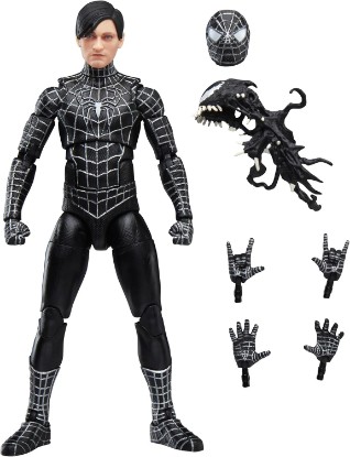Picture of Marvel Legends Series Spider-Man, Spider-Man 3 Collectible 6 Inch Action Figure with Symbiote Accessories