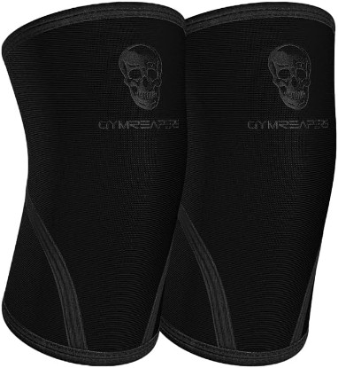 Picture of Gymreapers Elbow Sleeves for Weightlifting Powerlifting and Bench Press Support and Compression for Tendonitis Pain Relief 5mm Neoprene Training Gear for Men and Women