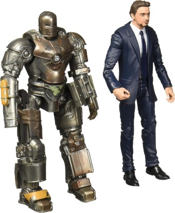 Picture of Marvel Studios Legends Series Hasbro Tony Stark & Iron Man Mark 1 2-Pack Action Figures.