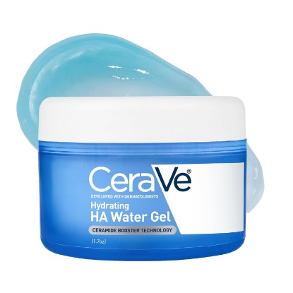 Picture of CeraVe Hydrating Hyaluronic Acid Water Gel Moisturizer for Face, 1.7oz | Lightweight Water Gel with Ceramides, Niacinamide and Hyaluronic Acid For Plumping Hydration, Safe For Sensitive Skin