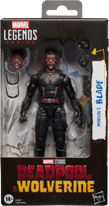 Picture of Marvel Legends Series Marvel's Blade, Marvel Studios' Deadpool & Wolverine Movie Collectible 6-Inch Action Figure Gift | 6-Inch Collectible Blade Figure, Includes 7 Accessories, 20 Plus Points of Articulation, Window-Box Packaging, Ages 14 Plus