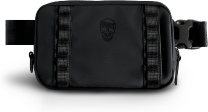 Picture of Gymreapers Travel Small Crossbody Bags for Men & Women with Hidden Pocket - Waterproof Crosssbody Fanny Pack for Men with Adjustable Shoulder Sling Belt for Traveling, Running & Hiking (Onyx)