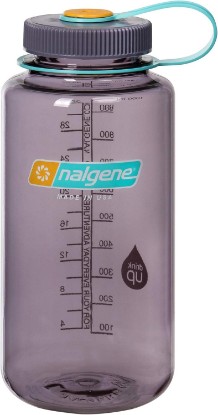 Picture of Nalgene Sustain Tritan BPA-Free Water Bottle Made with Material Derived from 50% Plastic Waste, 32 OZ, Wide Mouth