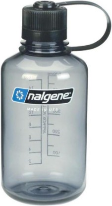 Picture of Nalgene Tritan Narrow Mouth BPA-Free Water Bottle, Gray, 16 oz