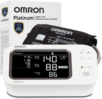 Picture of Omron Platinum Blood Pressure Monitor & Upper Arm Blood Pressure Cuff | For Home Use - #1 Doctor & Pharmacist Recommended Brand - Clinically Validated - AFib Detection - Connect App